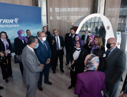 وفد الشركة المصرية للاتصالات We في ضيافة أكاديمية مصرللطيران للتدريب