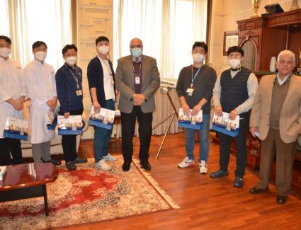 مصر للطيران للخدمات الجوية  تستقبل وفدا من  الطيران الكوري