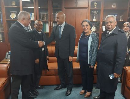 مصرللطيران للخدمات الأرضية تستقبل وفدا من الخطوط الليبية 