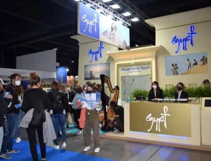 إقبال كبير على الجناح المصري من شركات السياحة العالمية بـ«معرض ميلانو»