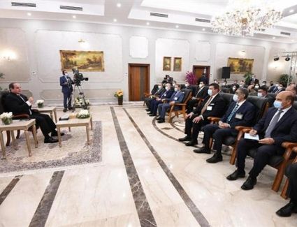 الرئيس السيسي: الدولة كانت حريصة على أن يكون احتياطي السلع الأساسية كافيًا لمدة 6 أشهر