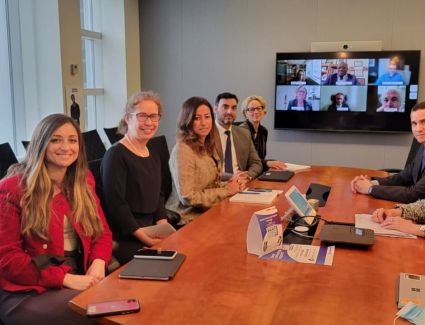 وزيرة التعاون الدولي تبحث مع البنك الدولي بواشنطن تطورات إعداد تقرير المناخ