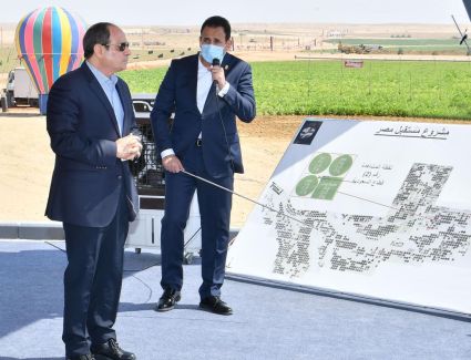 تعرف علي أبرز رسائل الرئيس السيسي خلال افتتاح مشروع مستقبل مصر للإنتاج الزراعي