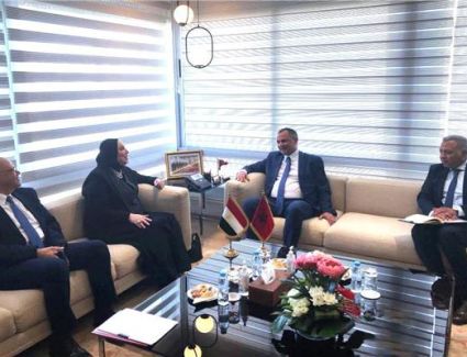 جامع تبحث مع نظيرها المغربي التعاون المشترك بين البلدين