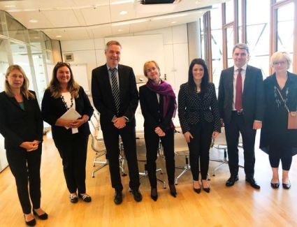 «رانيا المشاط» تبحث فرص التعاون مع الذراع الجديدة لبنك الاستثمار الأوروبي