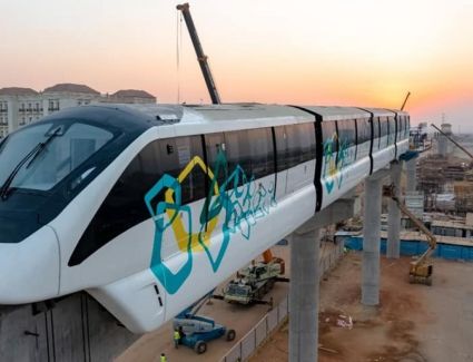 النقل تكشف عن تقدم أعمال تنفيذ مونوريل العاصمة الإدارية