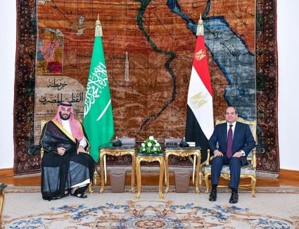 تفاصيل مباحثات الرئيس السيسي وولي العهد السعودي