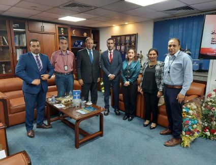 مصرللطيران للخدمات الأرضية تستقبل وفدا من طيران الإمارات