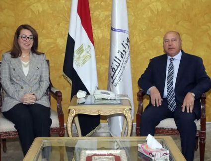 وزير النقل يستقبل غادة والي وكيل السكرتير العام للأمم المتحدة