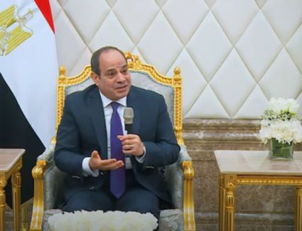 الرئيس السيسي: أطلقنا الحوار الوطني للجميع باستثناء فصيل واحد فقط