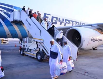 غداً.. مصر للطيران تسير11 رحلة من جدة والمدينة المنورة لعودة حجاج بيت الله الحرام