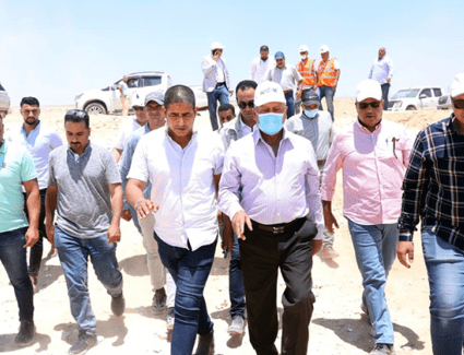 وزير النقل يتابع تنفيذ أعمال الخط الأول بشبكة القطار الكهربائي السريع