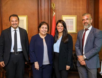 وزيرة التعاون الدولي تلتقي المديرة الإقليمية لليونيسيف في الشرق الأوسط وشمال أفريقيا