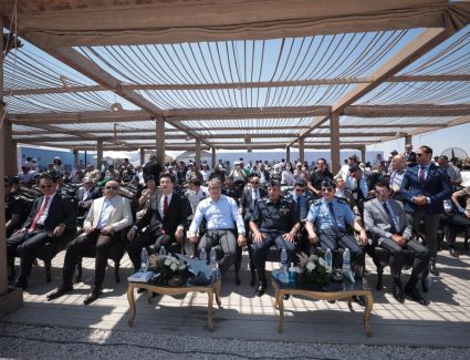 وزير السياحة يشهد العرض الجوي Pyramids Air Show 2022 بمنطقة أهرامات الجيزة