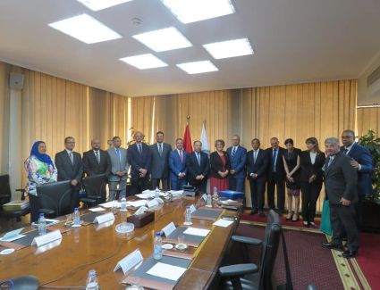 وزير المالية خلال لقائه مع وفد كندى: نستهدف توطين الخبرات العالمية فى مجال سك العملة