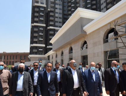 رئيس الوزراء يتفقد مشروع تطوير منطقة مثلث ماسبيرو قبل بدء التسليم