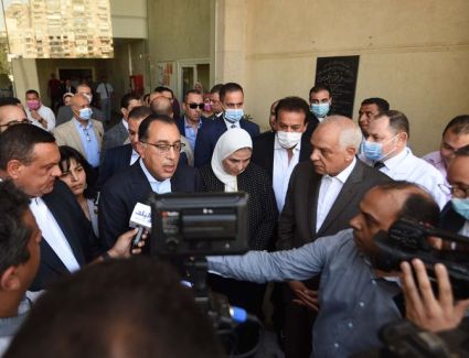 تصريحات تليفزيونية لرئيس الوزراء من مستشفى العجوزة