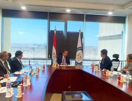 وزير البترول يبحث مع وفد تويوتا اليابانية الدراسة المبدئية لإنتاج الامونيا الزرقاء منخفضة الكربون