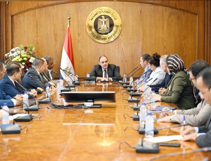 وزير التجارة والصناعة يستقبل أعضاء لجنة الصناعة بمجلس النواب 