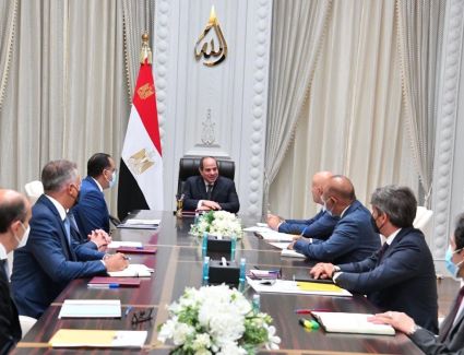 الرئيس السيسي يستقبل الرئيس التنفيذي لـ إيني الإيطالية للبترول