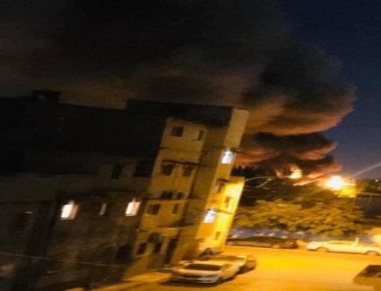 تفجير ضخم يهز العاصمة الليبية طرابلس أستهدف مخزن سلاح لمليشيات حكومة السراج