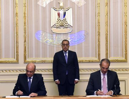 رئيس الوزراء يشهد مراسم توقيع بروتوكول تعاون بشأن التقاضي عن بُعد في الدعاوى المدنية