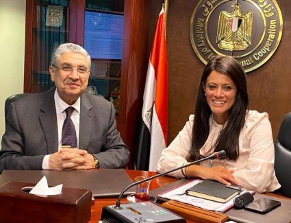 وزيرا التعاون الدولي والكهرباء يبحثان مشروعات "الطاقة" ضمن المنصة الوطنية للمشروعات الخضراء