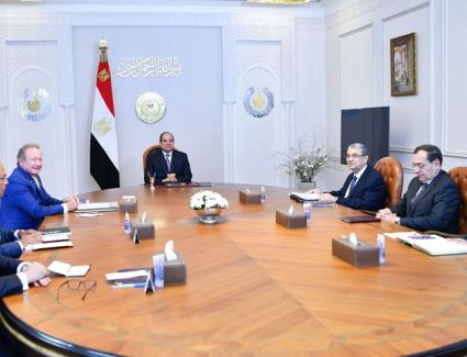 الرئيس السيسي يستقبل رئيس شركة FFI الأسترالية للطاقة