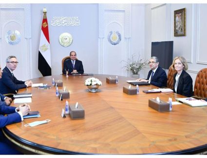 الرئيس السيسي يستقبل الرئيس التنفيذي لشركة "سكاتك" النرويجية لتوليد الطاقة الجديدة
