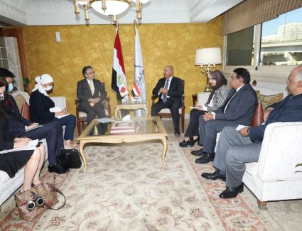 وزير النقل يبحث مع السفير الياباني بالقاهرة الموقف التنفيذي للخط الرابع لمترو الانفاق