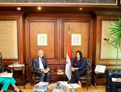 وزيرة التعاون الدولي تستقبل السفير الفرنسي والمديرة الجديدة للوكالة الفرنسية للتنمية بالقاهرة