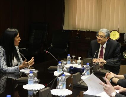 وزير الكهرباء يستقبل الملحق التجارى بسفارة بلجيكا بمصر 