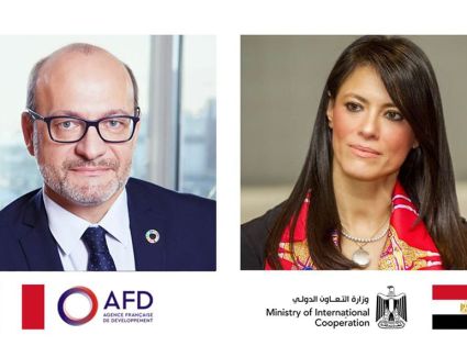 وزيرة التعاون الدولي تلتقي الرئيس التنفيذي للوكالة الفرنسية للتنمية لبحث التعاون المشترك