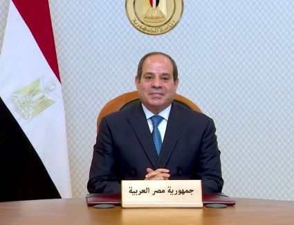 كلمة الرئيس السيسي بمناسبة مرور "50" عامًا على العلاقات المصرية الإماراتية