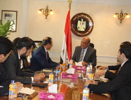 وزير قطاع الأعمال يبحث مع "أرسيلورميتال الجبيل" التعاون في صناعة المواسير