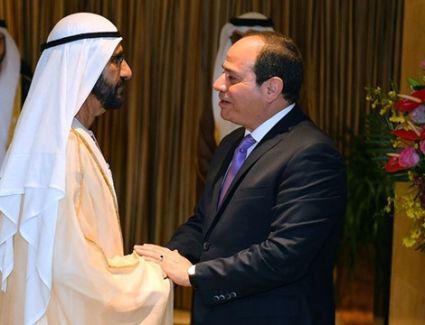 عاجل: الرئيس السيسي يستقبل محمد بن راشد بقصر الاتحادية