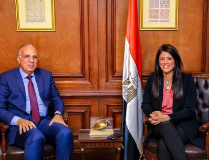 وزيرا التعاون الدولي والرى يناقشان موقف مشروعات الأمن المائي والغذائي للمشروعات الخضراء برنامج "نُوَفِّي"