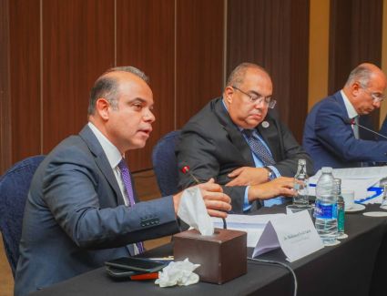 رئيس الرقابة المالية يشارك في مائدة مستديرة مع خبراء دوليين في التمويل والتنمية