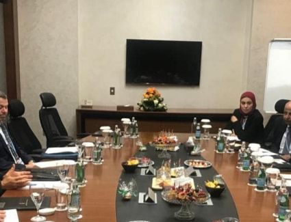 على هامش فعاليات مؤتمر المناخ COP27 وزير النقل يعقد  إجتماع ثنائي مع أمين عام المنظمة البحرية الدولية 