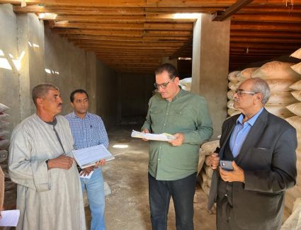 مستشار وزير الزراعة للمتابعة يتفقد الاصول التابعة للوزارة بالفيوم
