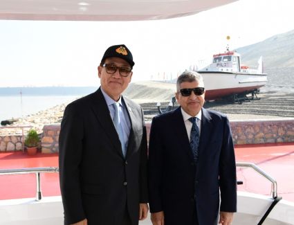أسامة ربيع والأمين العام للمنظمة البحرية الدولية يبحثان سُبل تحول القطاع البحري نحو الوقود الأخضر