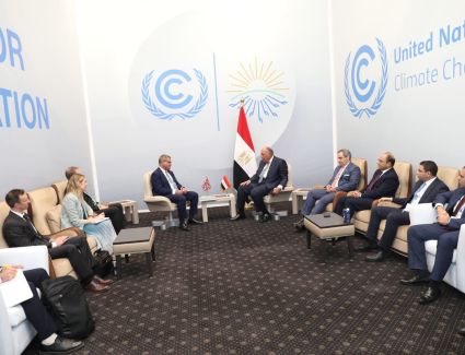 وزير الخارجية رئيس مؤتمر COP27 يستقبل "ألوك شارما" رئيس الدورة 26 للمؤتمر