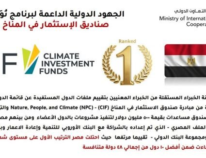  بقيمة 350 مليون دولار.. مؤسسة صناديق الاستثمار CIF في المناخ تُعلن بدء تنفيذ مبادرتها الجديدة للاستثمار في الطبيعة 