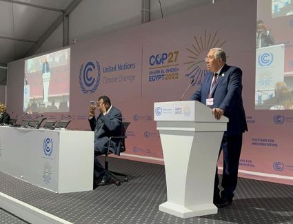 وزير الزراعة يشارك في جلسة "من مالابو إلى شرم الشيخ"