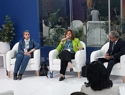 ضمن فعاليات مؤتمر المناخ.. رئيس صندوق " الإسكان الاجتماعي" تشارك في جلسة نقاشية بعنوان " تسريع تمويل المباني الخضراء "