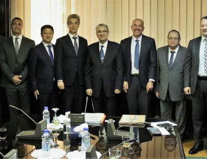 وزير الكهرباء يستقبل الرئيس التنفيذى لشركة ENERGY CHIINA الصينية