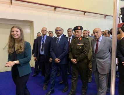 نائب وزير الإسكان لشئون البنية الأساسية يفتتح المعرض المصري الألماني الدولي Expotec International