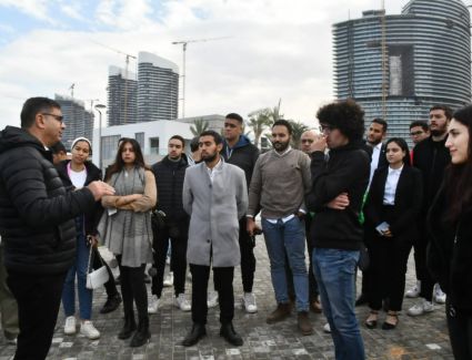 وزارة الإسكان تنظم زيارة ميدانية موسعة لوفد من طلاب الأكاديمية العربية للعلوم والتكنولوجيا إلى مدينة العلمين الجديدة