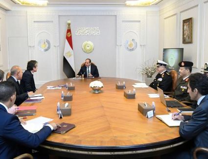 الرئيس السيسي يستقبل رئيس مجلس إدارة شركة تاليس الفرنسية