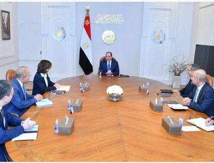 الرئيس  السيسي يستقبل المدير التنفيذي لمجموعة "أورانج" العالمية للاتصالات